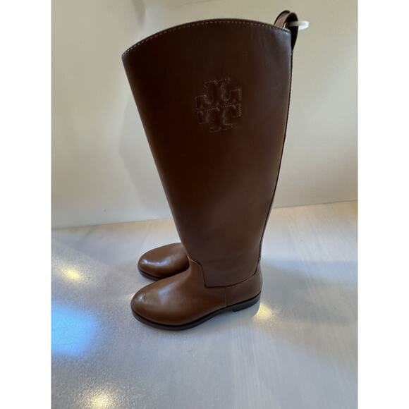 Tory Burch The Riding Boot Size 8 Palissandro (Royal Tan) Color $648 - Picture 1 of 14
